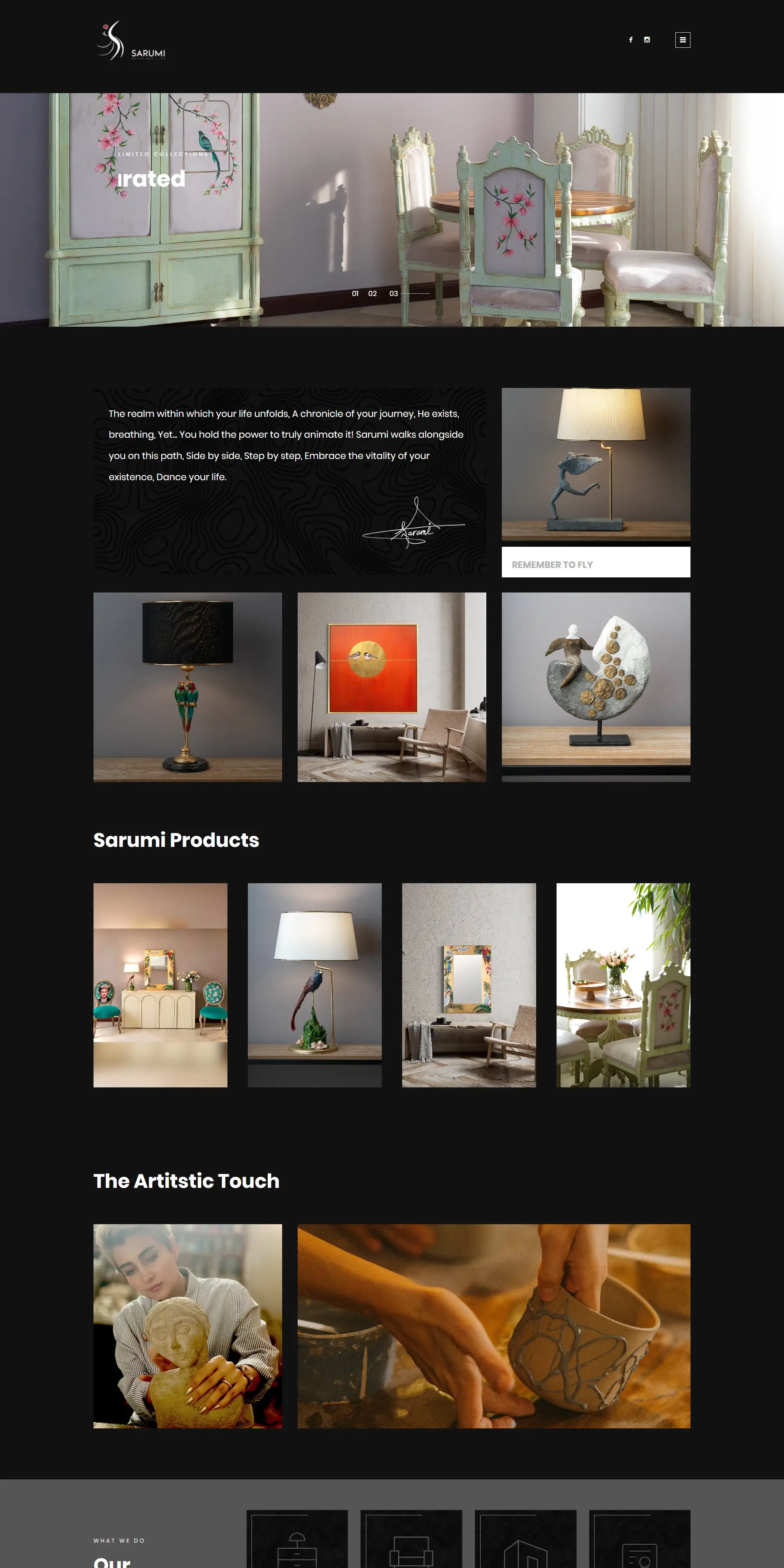 Collaboration in Sarumi Interior Design's Website Development
